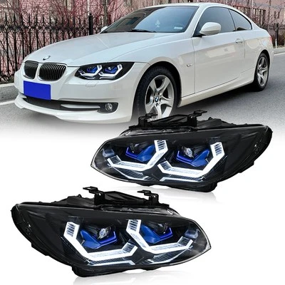 Par de faros LED para BMW Serie 3 E92 E93 cupé 2 puertas 2010-2013 Foto 1 de 4