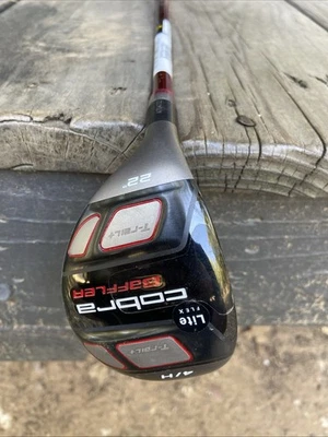Cobra Baffler T-rail+ 4 Hybrid 22* LH Senior Graphite ~40.75” Brand New! - Image 1 of 4