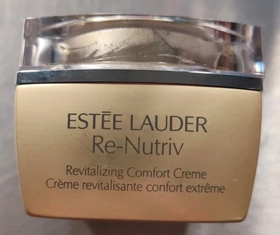 雅诗兰黛 Re-Nutriv 活肤舒适面霜 1.7 盎司抗衰老面霜 密封 — 第 1/3 张图片