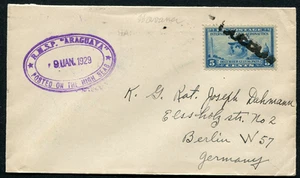 USA (24709): RMSP Araguaya paquebot cancel/cover 1929 - Picture 1 of 2