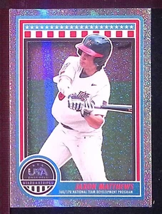 Lámina de béisbol Jaxon Matthews 2025 Panini Stars and Stripes EE. UU. #130 *SPECKLE* - Imagen 1 de 2
