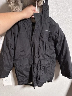 Chaqueta de lluvia de invierno Eddie Bauer para niños pequeños con forro de sherpa y capucha talla X2 5/6 Foto 1 de 4