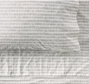 RH Teen Brushstrokes 100% Organic Cotton Queen Sheet Set Gray White Restoration - Picture 1 of 3