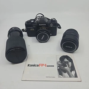 Konica FP-1 Program 35mm SLR Camera With Lens, Tested working, Japan - Picture 1 of 9