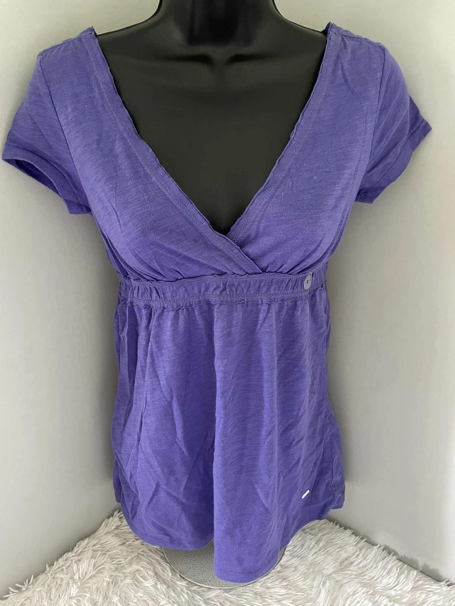 Women's Ruffle Sleeve V-Neck Top - Loose Fit, Short Sleeve, Casual Blouse (S-XL) | Flowy Summer T-Shirt - View #7