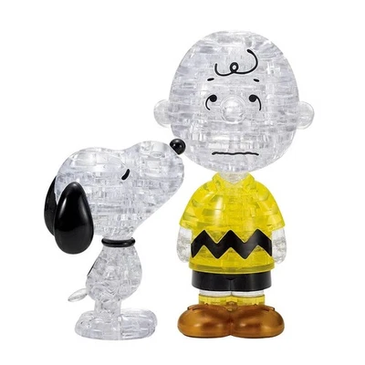 Rompecabezas de cristal Beverly 3D Snoopy & Charlie Brown 77 piezas 50274 Foto 1 de 4