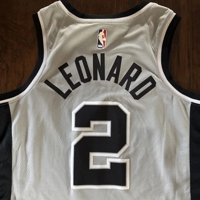 Nike NBA San Antonio Spurs Kawhi Leonard #2 Jersey, Adult Medium (44) - Image 1 of 4