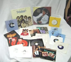 23 total / NEVER PLAYED / vinyl 33 & 45 rpm  records by michael jackson & family - Picture 1 of 1
