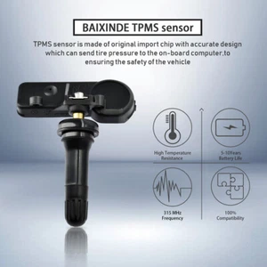 1x Tire Pressure Sensor TPMS For Jeep Dodge Wrangler Grand Cherokee Challenger - Picture 1 of 10