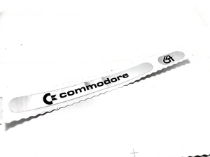 Commodore C64 Silber Sticker Aufkleber komplett - Bild 1 von 5