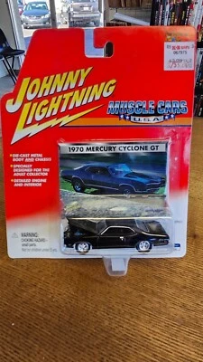 Johnny Lightning Muscle Cars U.S.A. 1970 Mercury Cyclone GT 2002 en negro Foto 1 de 3