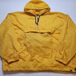 Vtg USA Olympics Windbreaker Jacket Mens XL Yellow Pullover J.C. Penny 90s Q51 - Picture 1 of 7