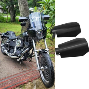 For Harley Touring 07-20 Motorcycle Handlebar Handguard Hand Guards Protector - Foto 1 di 17