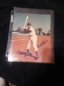 FRANK THOMAS PITTSBURG PIRATES HAND SIGNED COLOR 8X10  W/COA  R.I.P.  - Picture 1 of 15
