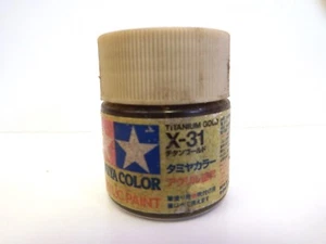 Tamiya - COLOR ACRYLIC PAINT MINI 23 ml - X-31 TITANIUM GOLD - Picture 1 of 1