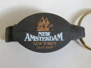Beer Bottle Opener Key Chain ~ NEW AMSTERDAM Brewery ~ NYC, New York ** CLOSED - Picture 1 of 3