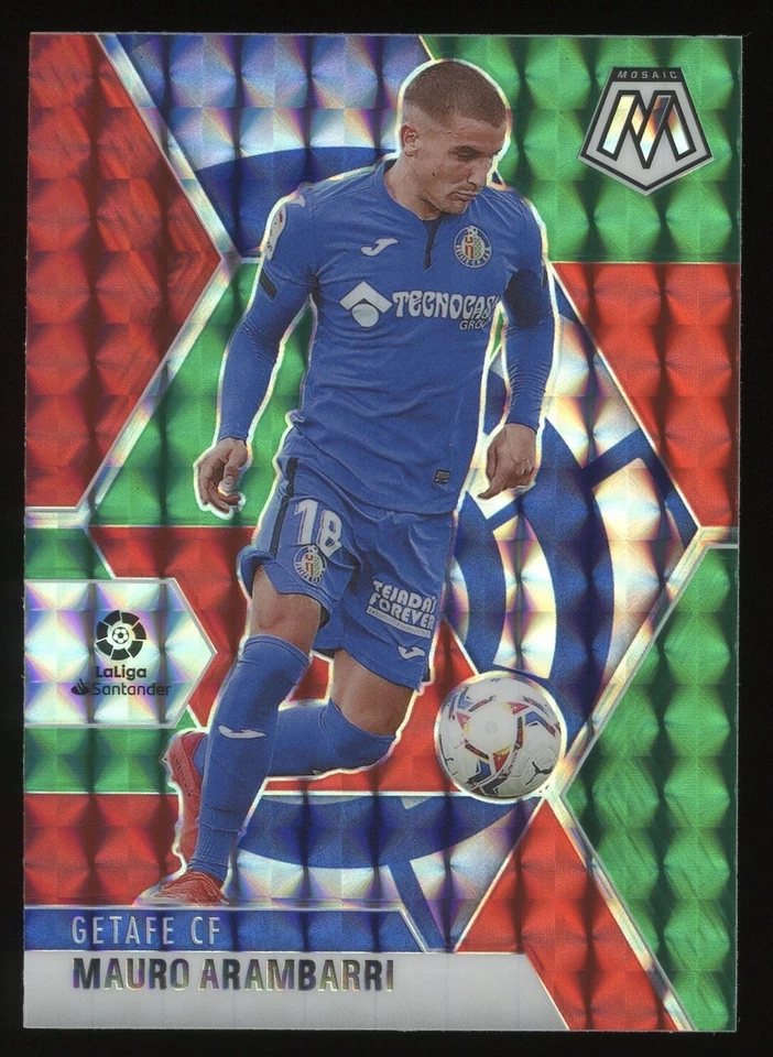 2020-21 Panini Mosaic La Liga Choice Red and Green Mosaic Mauro Arambarri #62 - Image 1 of 1