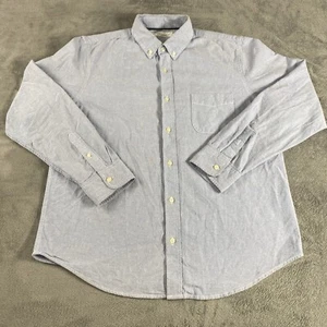 Aeropostale Hemd Herren L Kleid Blau 100% Baumwolle Büro Button Down Business - Bild 1 von 14