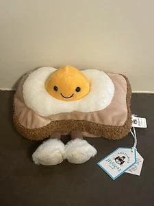AUTHENTIC Jellycat Amuseables Egglantine Egg On Toast Brand New with Tags (BNWT) - Picture 1 of 8