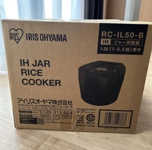 RC-IL50-B IRIS Ohyama Rice Cooker 5.5 Go IH Type Design Type Black 100V - Picture 1 of 1