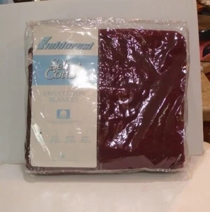 Vintage Fieldcrest 100% cotton Blanket sz twin 66x90 - Picture 1 of 1