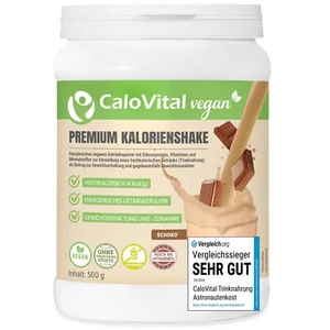 Vegane Trinknahrung hochkalorisch SHAKE ZUM ZUNEHMEN Mahlzeitersatz | CaloVital - Bild 1 von 31