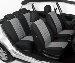 Coprisedili fodere LUX per Seat Leon grigio - Foto 1 di 2