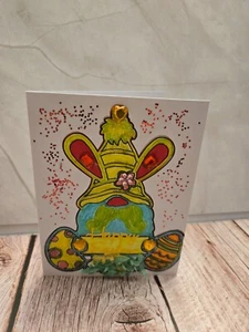 Handcrafted Easter Gnome Greeting card - Picture 1 of 1