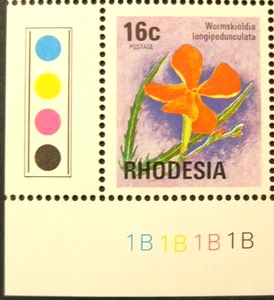 RHODESIA 1974 SG502 16c. WILD PIMPERNEL  -  MNH - Picture 1 of 1