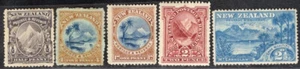 NEW ZEALAND 1898 STAMP Sc. # 70/3 INCLUDED 71c MH - Picture 1 of 2