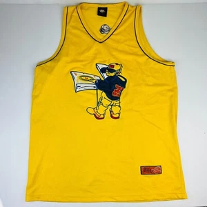 School Of Hard Knocks Vintage Yellow Singles Jersey Large - Picture 1 of 8