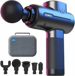 RENPHO Powerful Portable Massage Gun Deep Tissue Percussion Handheld Massager AU - Picture 1 of 8