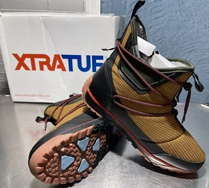 XTRA TUF Mens Ice Nylon Waterproof Insulated Ankle Deck Boots SIZE 13M US BRONZE - Picture 1 of 9