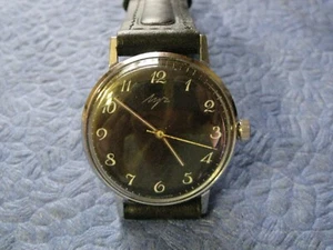 Vintage LUCH ultra slim wristwatch 23j Soviet watch - Picture 1 of 10
