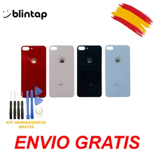 Cristal trasero iPhone 8+ PLUS - Negro, Blanco, Dorado y Rojo + Herramientas - Picture 1 of 1