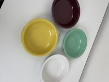 Set Of 4 Fiestaware 7" Soup/Cereal Bowls