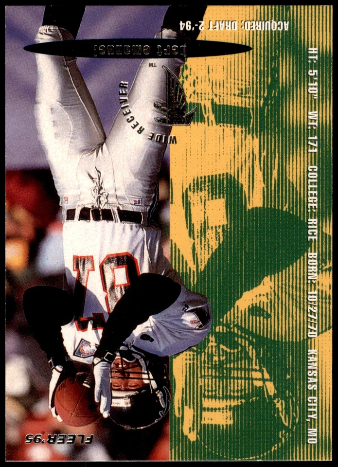 Bert Emanuel #16 1995 Fleer - Image 1 of 2