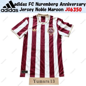adidas FC Nuremberg Anniversary Jersey Noble Maroon JG6350 Japan Size - Picture 1 of 10
