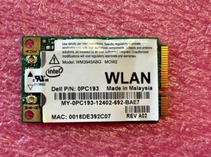 Dell Latitude D630, D620, D530 Laptop Wireless WiFi  Card. Dell P/N: 0PC193 - Picture 1 of 2