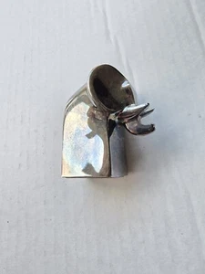 Vintage DANSK Elephant EP piatto argento su zinco fermacarte design Gunnar Cyren - Foto 1 di 3