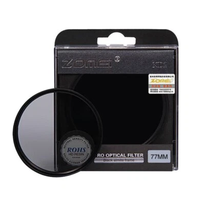 ZOMEI Optical Neutral density Filter ND2 37-82mm for Canon Nikon Sony Pentax - Image 1 of 4