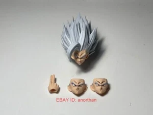 Custom 1/12 Scale SHF Beast Gohan White Hair PVC Head Sculpt accessories Package - Picture 1 of 4