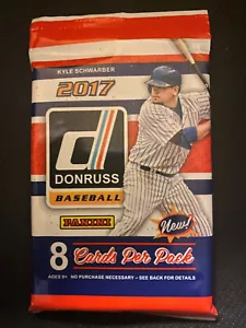 2017 DONRUSS BASEBALL 24 PACK BREAK~LIVE~ CHICAGO WHITE SOX ~ ELOY JIMENEZ RC? - Picture 1 of 3