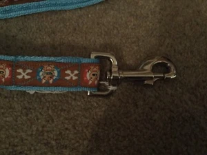 Handmade 25 mm wide 1 m long dog lead .  - Picture 1 of 3