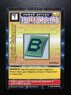 Organic Enhancer BO-48 Digimon Digi-Battle Series 1 1st Ed - Image 1 of 2