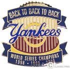 New York Yankees Back To Back To Back 2000 World Series Champs Pin Collectible