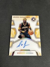 2018-19 Panini Opulence Gilded Signatures Stephen Jackson Auto /79 Pacers
