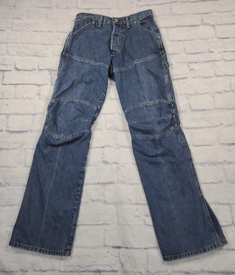Jeans jeans Jnco Carpenter masculino 30x30 bolsos no joelho duplo folgado VINTAGE FEITO NOS EUA - Imagem 1 de 4