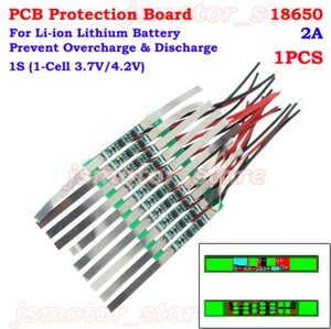 1S 2A 3.7V 18650 Li-ion Lithium Lipo Battery BMS Charger PCB Protection Board HQ - Picture 1 of 6