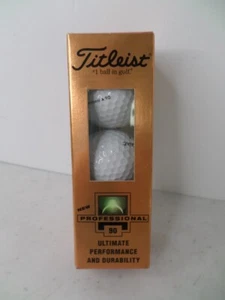Vintage Titleist Professional 90 Sleeve 3 Golf Balls Numbered - Picture 1 of 8
